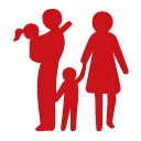 icône famille avec enfants